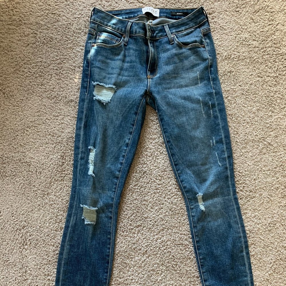 New Parker Smith Jeans Women Blue Size 25